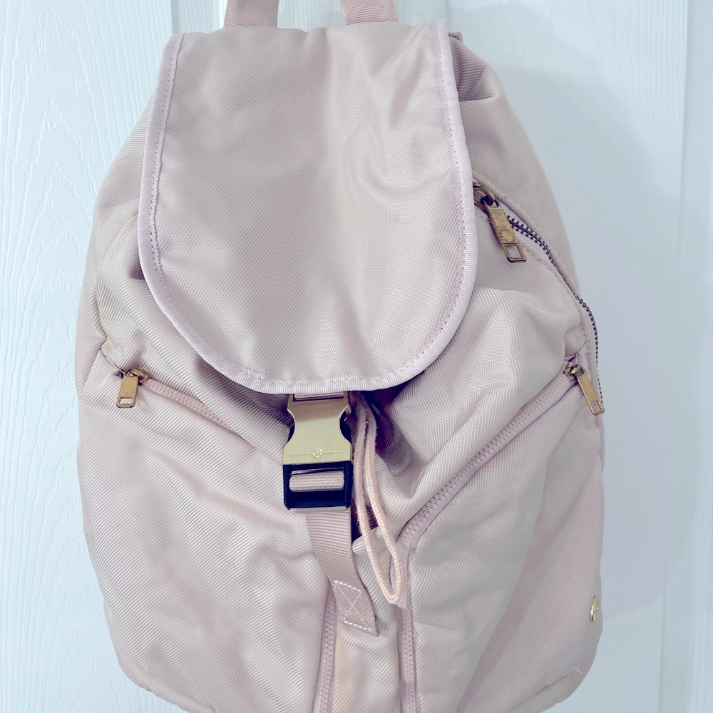 Lululemon pink backpack